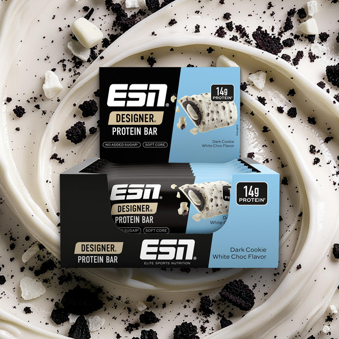 ESN Designer Bar Box, Dark Cookie White Choc, 12 x 45 g
