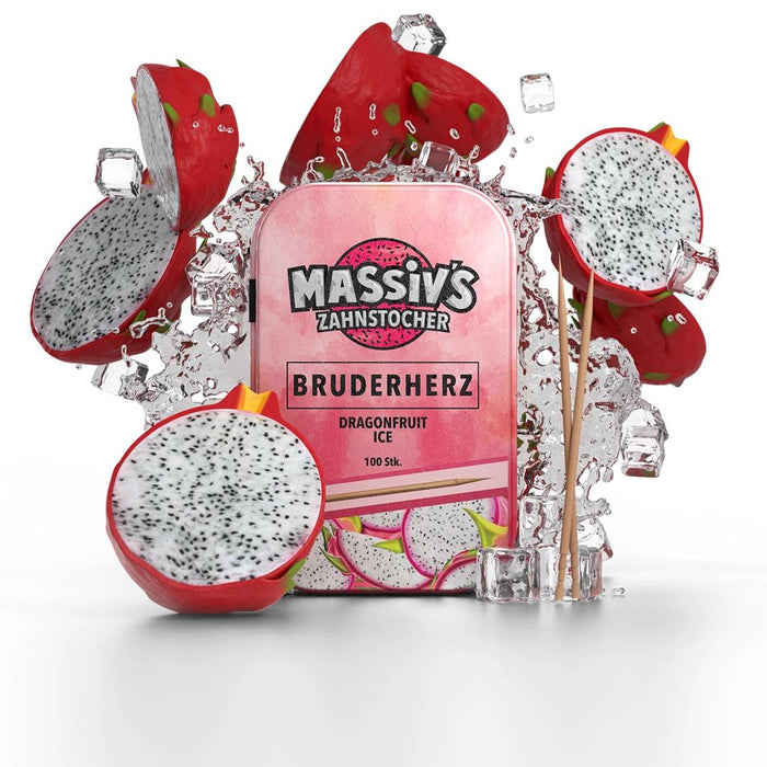 Massiv’s Zahnstocher (aromatisiert) – 100 Stück in Metalldose | , vegan, zuckerfrei, kalorienfrei | Urban Lifestyle by Rapper Massiv & Wunder