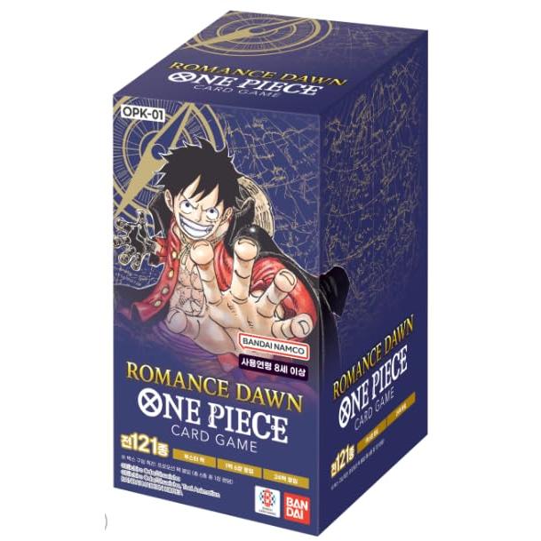Romance Dawn OP01 Booster Box Chinesisch Version, 24 Packs, 6 Cards per Pack