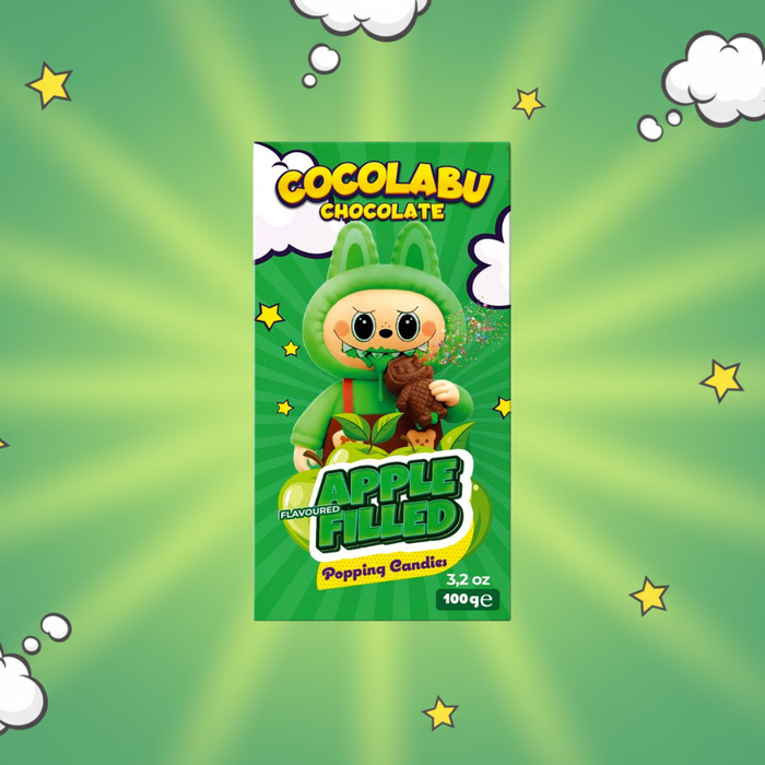 6x Cocolabu mit Fruchtfüllungen: Zitrone, Erdbeere, Apfel, Orange, Beere & Mystery Flavor – 6x100g – Cremig & Fruchtig