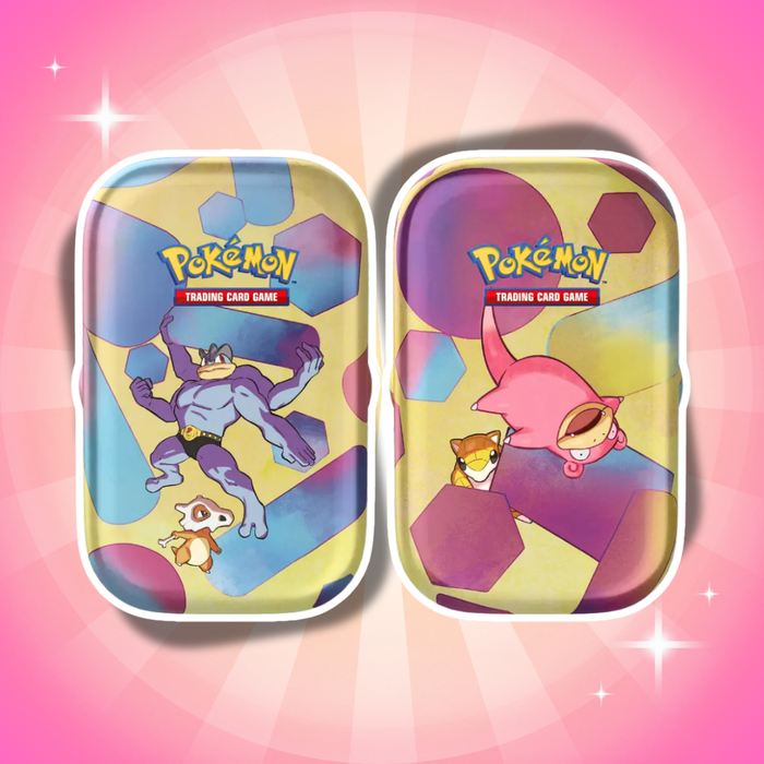 1x Pokémon Karmesin & Purpur 151 Mini Tin Deutsch  – Zufälliges Design