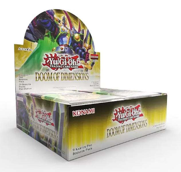 Yu-Gi-Oh! Doom of the Divine Display – Booster Box (Deutsch) | Dimension der Verdammnis Display + Heartforcards®Versandschutz