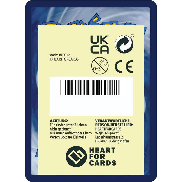 10x Zufällige Pokémon V / Ex / Gx Karten (Englisch) – Verschiedene Motive + Heartforcards® Versandschutz