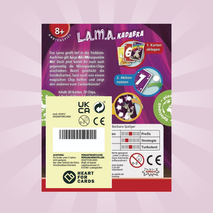 L.A.M.A Kadabra – Magisches Kartenspiel für Kinder & Familien – AMIGO Spiele