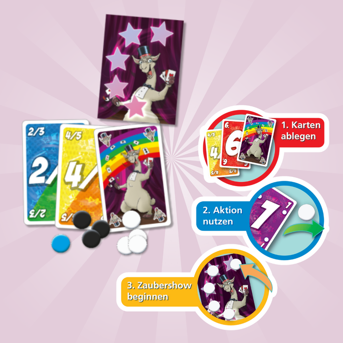 L.A.M.A Kadabra – Magisches Kartenspiel für Kinder & Familien – AMIGO Spiele