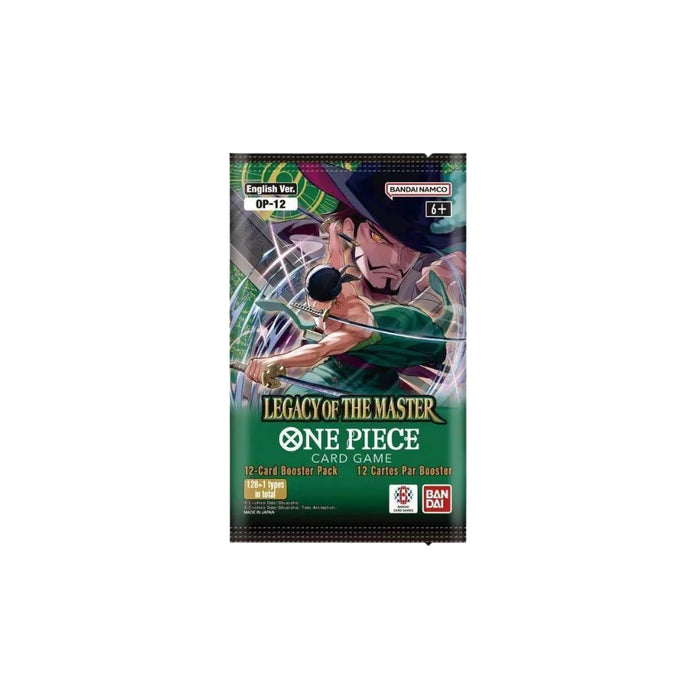 3× One Piece TCG – Legacy of the Master (OP-12) Booster Pack – Englisch – je Pack 12 Karten