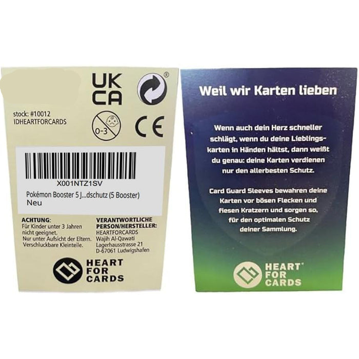 Pokémon 5X Booster Japanische Booster Packs Originale Mystery Pkm Booster Packungen Sammelkarten Japan (5 Booster)