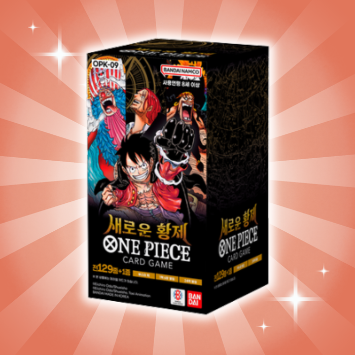 One Piece Card Game – OP09 | Booster Display | 24 Boosterpacks | Koreanische Version