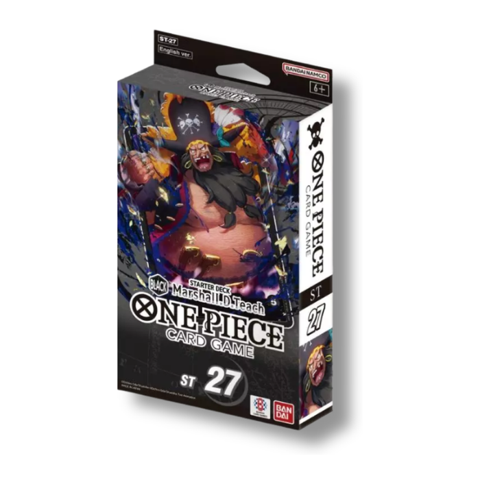 One Piece Card Game – Starter Deck Black Marshall D. Teach (ST-27) – Englische Version