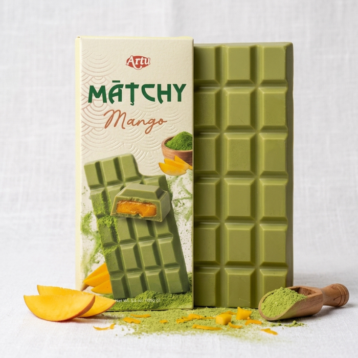 Artu Matchy Schokolade – 3er Mix (Mango, Lemon, Strawberry)
