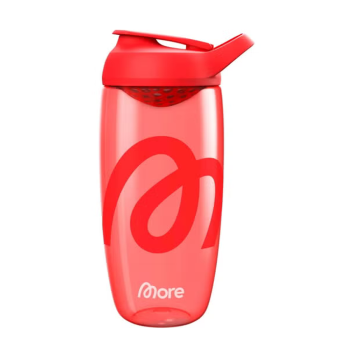 MORE Premium Shaker Red 700 ml – Premium Protein-Shaker
