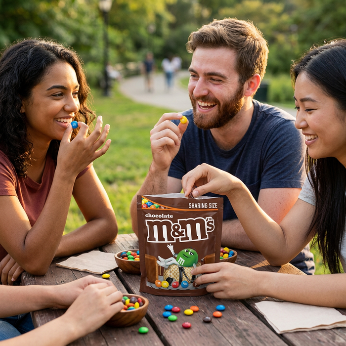 M&M's Choco Milk Chocolate in Sugar Shell 200 g – Bunte Schokolinsen mit Milchschokolade
