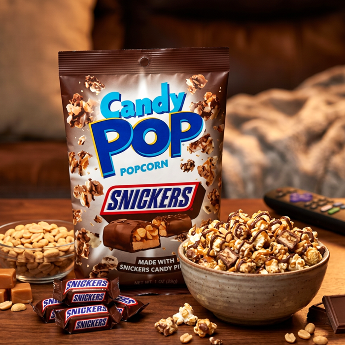 Candy Pop Popcorn Probierpack – Twix, Snickers & M&M's | 3 × 28 g