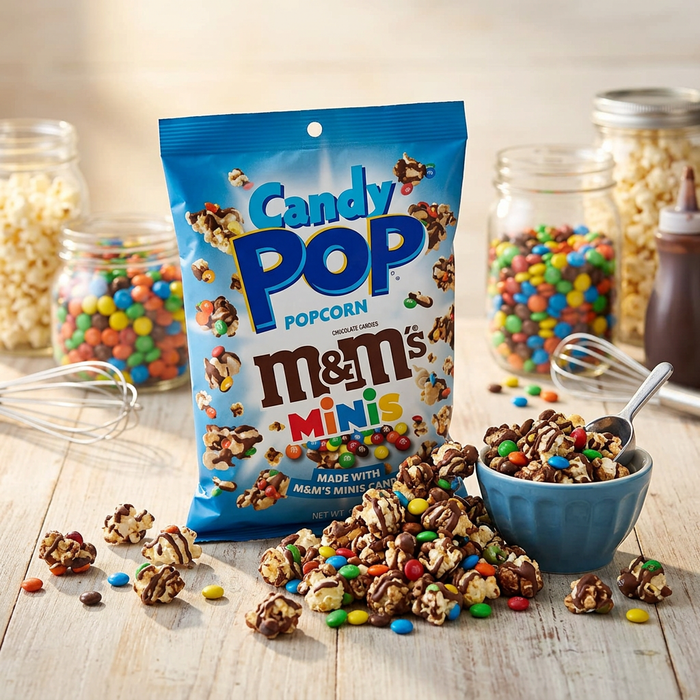 Candy Pop Popcorn Probierpack – Twix, Snickers & M&M's | 3 × 28 g