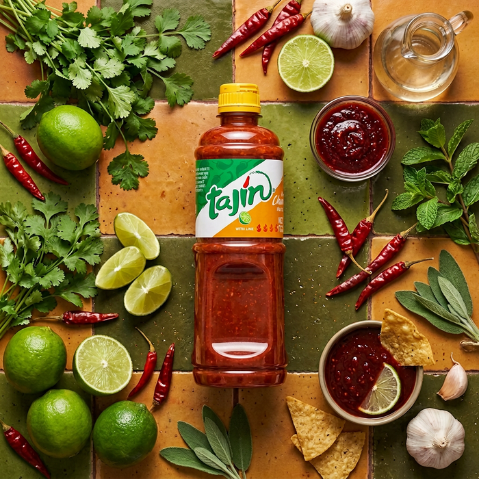 2x Tajín Fruity Chamoy Hot Sauce 308 ml – Fruchtig-würzige Chamoy-Sauce mit Chili & Limette – 616 ml Gesamt