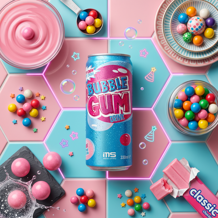 12x Bubblegum Drink Erfrischungsgetränk mit Kaugummi-Geschmack | 12x330ml