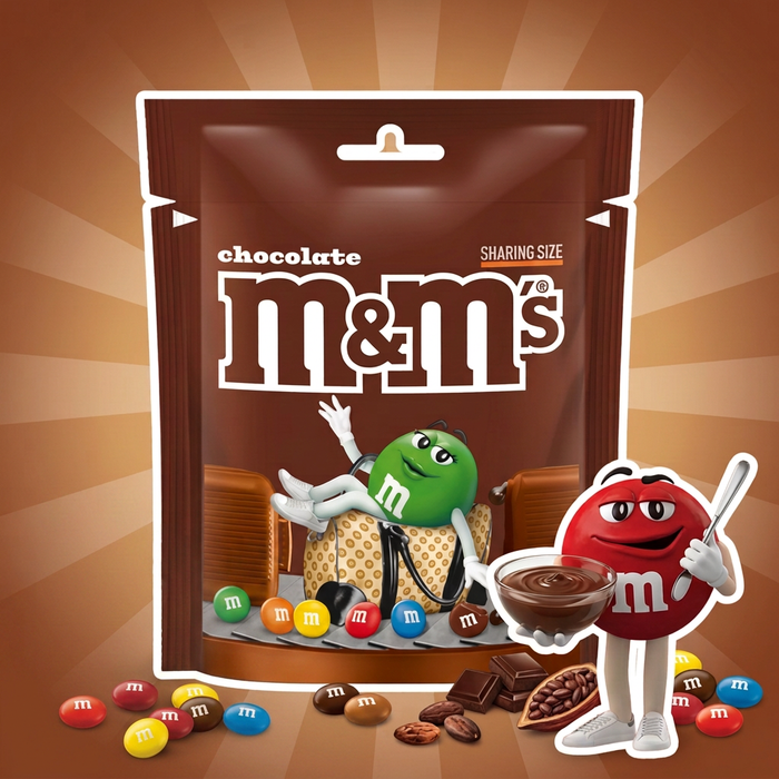 M&M's Choco Milk Chocolate in Sugar Shell 200 g – Bunte Schokolinsen mit Milchschokolade