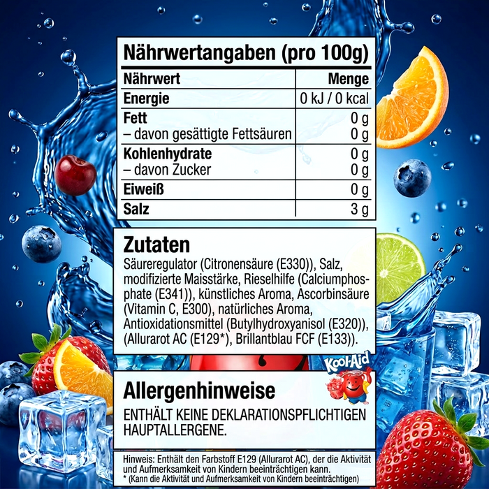 Kool-Aid Tropical Punch Getränkepulver Ungesüßt Multipack 48 x 4,5g