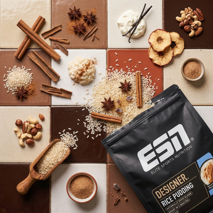 ESN Designer Rice Pudding Neutral Flavour 3 kg – Reisgrieß für cremigen Milchreis, Porridge und vielseitige Zubereitung