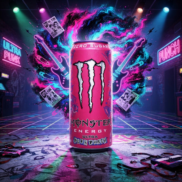 Monster Energy Ultra Punk Punch Zero Sugar Energy Drink 473 ml – US Import