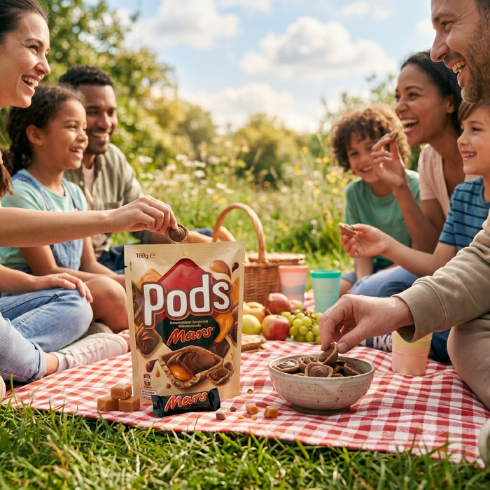 Pods MARS Knusprige Keks-Snacks mit Milchschokolade 160g
