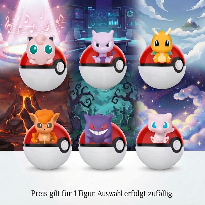 FUNISM Pokémon Palmsize Wonders Vol. 3 – Mystery Blind Box mit Pokémon Minifigur im Pokéball