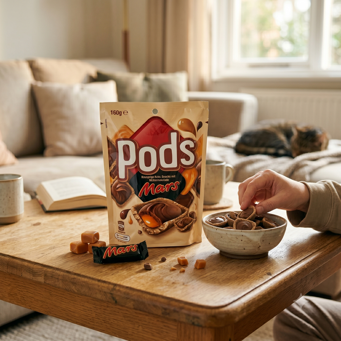 Pods MARS Knusprige Keks-Snacks mit Milchschokolade 160g