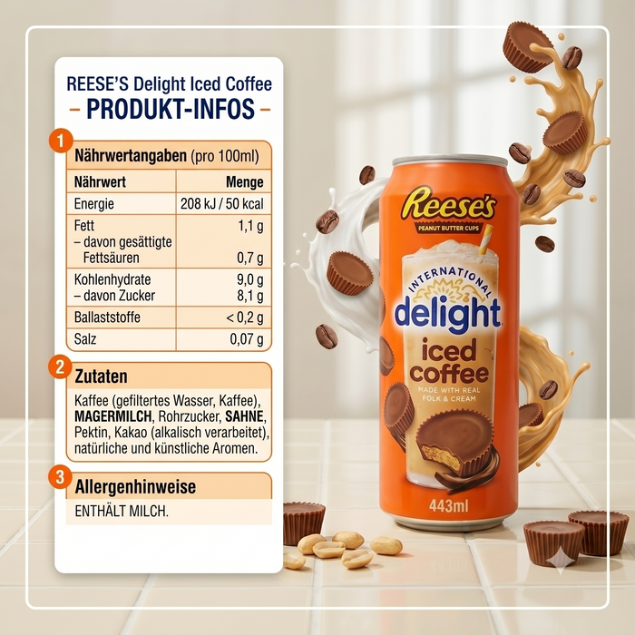 1x REESE'S Delight Iced Coffee 443ml