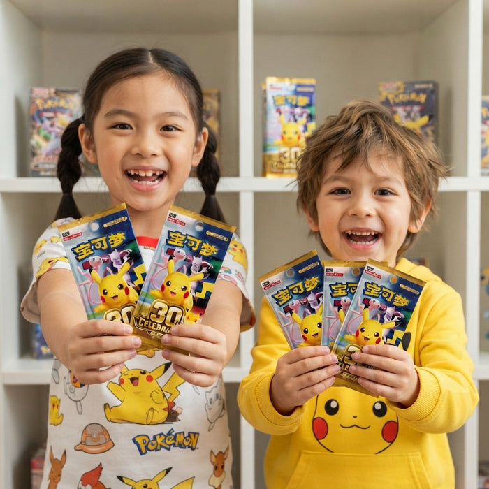 Pokémon 30th Celebration M6a – 4x Booster Traditional Chinese – 30th Anniversary