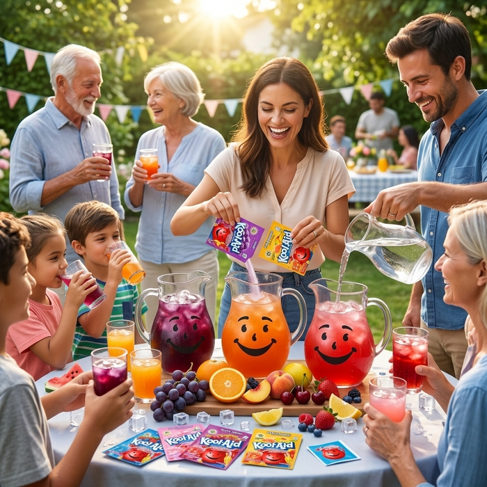 5er Probierpack – Kool-Aid Ungesüßtes Drink Mix Pulver | 5er Set mit zufälligen Geschmacksrichtungen
