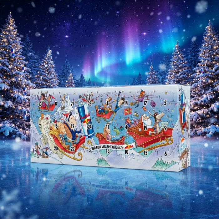 Red Bull Adventskalender 2026 Limited Edition – 24 × 250 ml