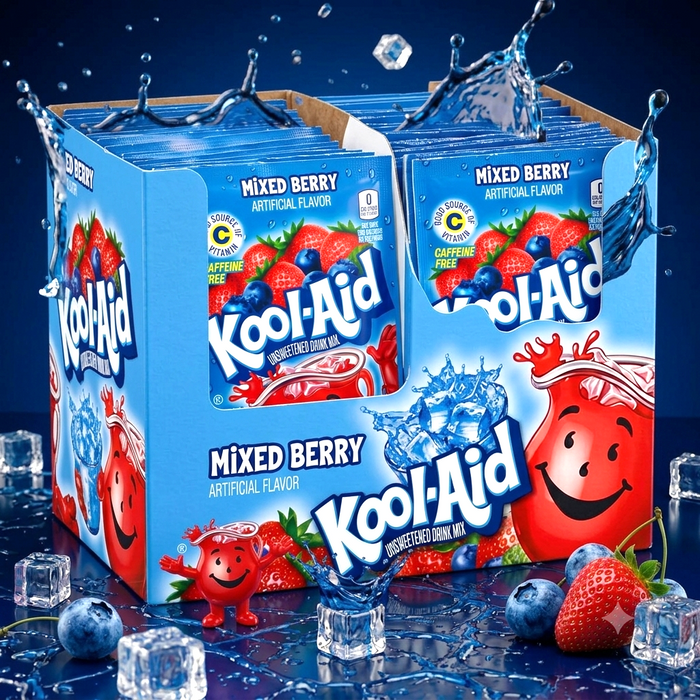 Kool-Aid Mixed Berry Getränkepulver Ungesüßt Multipack 48 x 6,2g
