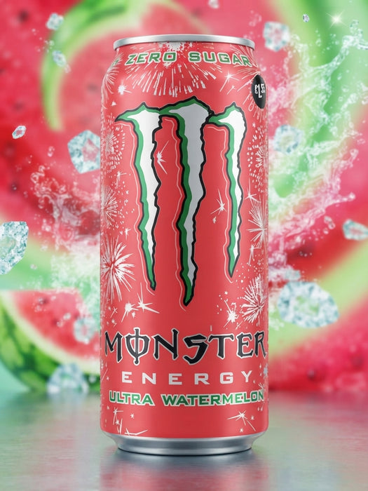 Monster Energy Ultra Watermelon Zero Sugar Energy Drink 500 ml