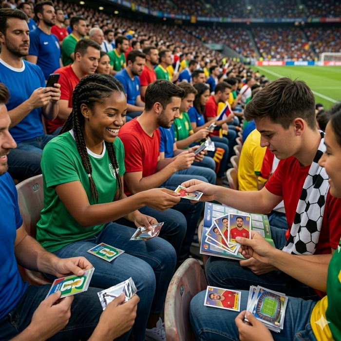 Panini FIFA World Cup 2026 Sticker Display – 100 Tüten mit insgesamt 700 Stickern