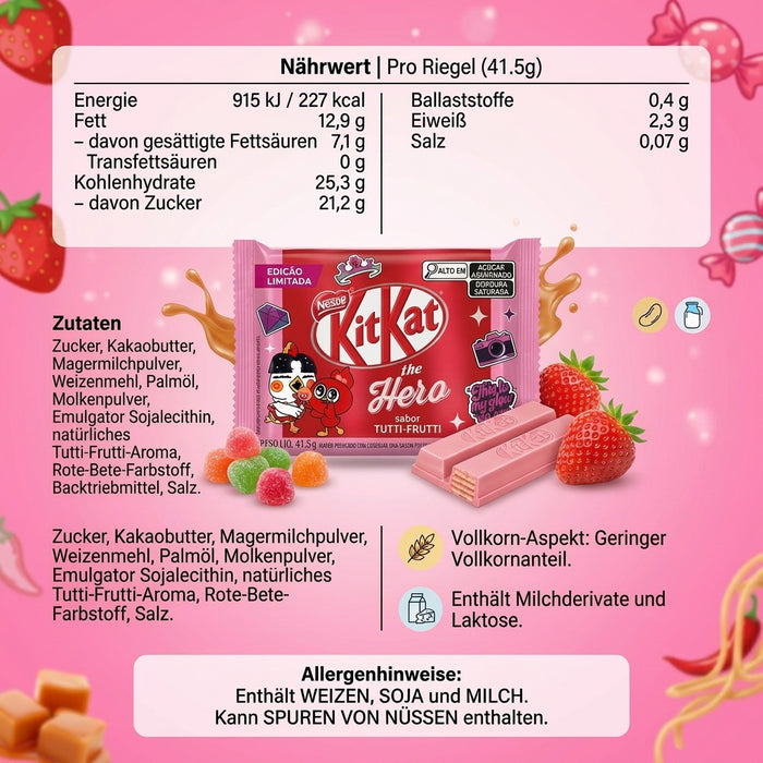 KitKat The Hero Tutti-Frutti – Limited Edition 41,5 g
