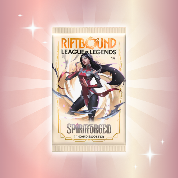 1x League of Legends Riftbound TCG – Spiritforged Booster Pack | 14 Karten pro Booster | Trading Card Game