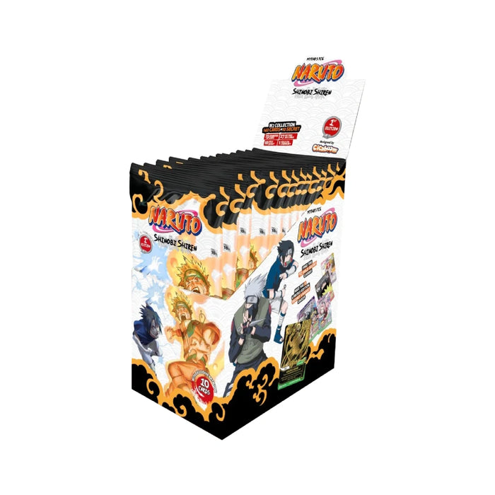 Naruto Mythos TCG Set 2 Shinobi Shiren 1st Edition Booster Display Englisch – 24 Booster Packs