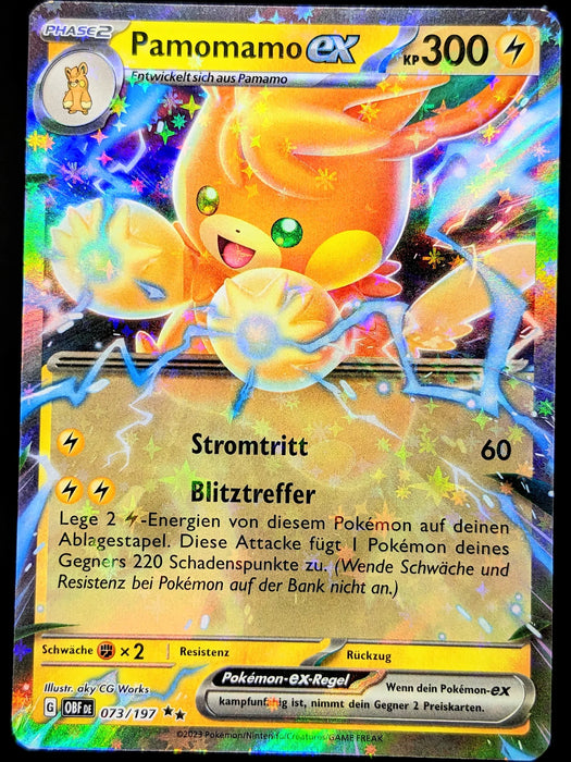 Pamomamo ex – 073/197 | Deutsche Edition | Karmesin & Purpur – Paradox Rift (Paradoxonriss)