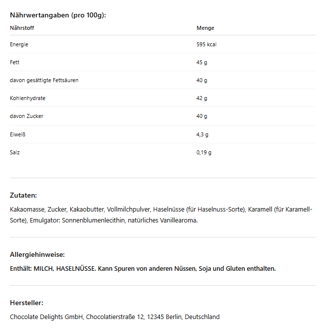 3x Truffles – Edle Trüffelpralinen mit Kakaopuder | 3x 150g | Nature, Haselnuss und Karamell