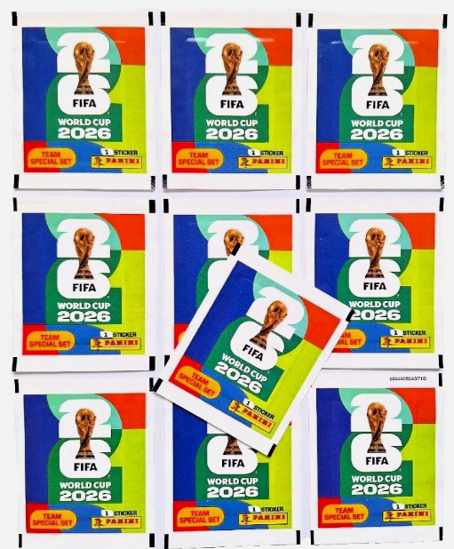 Panini FIFA World Cup 2026™ DFB Team Special Set – 10 Glitzer Sticker Tüten