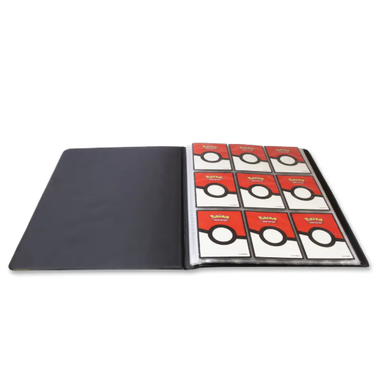 Ultra PRO Pokémon TCG Pitch Black Dunkelnacht 9-Pocket Portfolio – Sammelalbum für Pokémon TCG