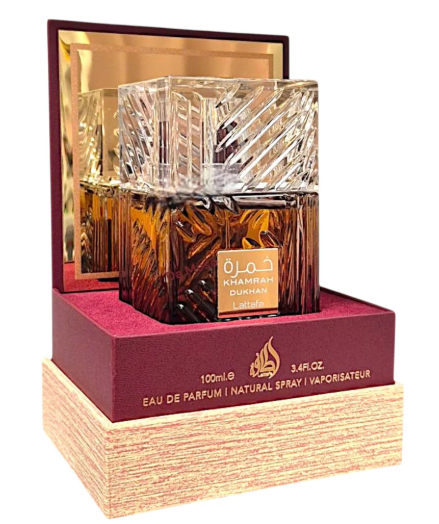 Lattafa Khamrah Eau de Parfum 100 ml – Khamrah, Khamrah Qahwa & Khamrah Dukhan | Orientalische, süß-würzige Luxus-Düfte | Edles Parfüm für Damen & Herren