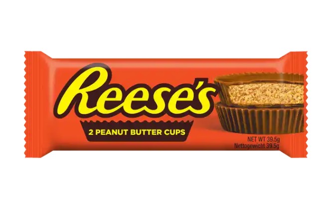Reese’s Big Cup Peanut Butter Standard – 16 Stück (16 × 39 g) – Großer Erdnussbutter-Schokoladenriegel – Original amerikanischer Süßigkeitenklassiker