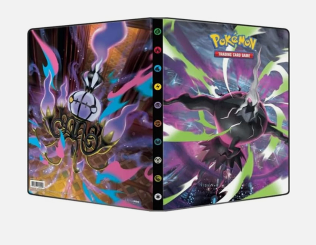 Ultra PRO Pokémon TCG Pitch Black Dunkelnacht 9-Pocket Portfolio – Sammelalbum für Pokémon TCG