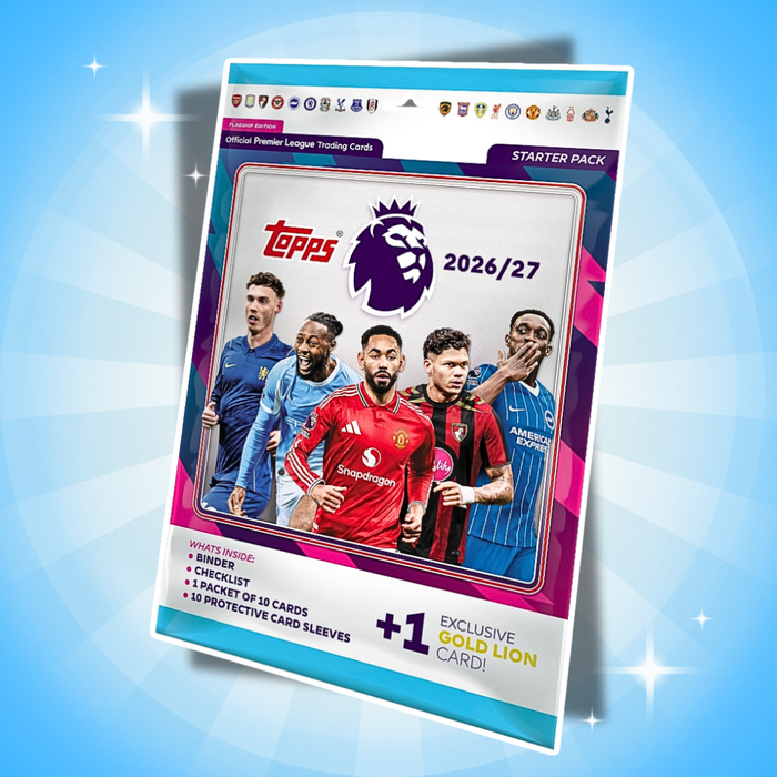 Topps Flagship Premier League Trading Cards 2026/2027 Starter Pack – Sammelmappe + Booster