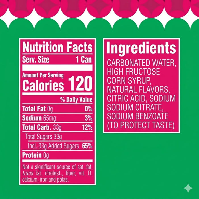 Sprite Winter Spiced Cranberry (USA) 12er-Pack – Limited Edition, 12 x 355ml (MHD: 06.2025)