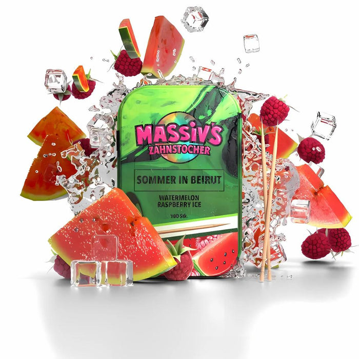 Massiv’s Zahnstocher (aromatisiert) – 100 Stück in Metalldose | , vegan, zuckerfrei, kalorienfrei | Urban Lifestyle by Rapper Massiv & Wunder