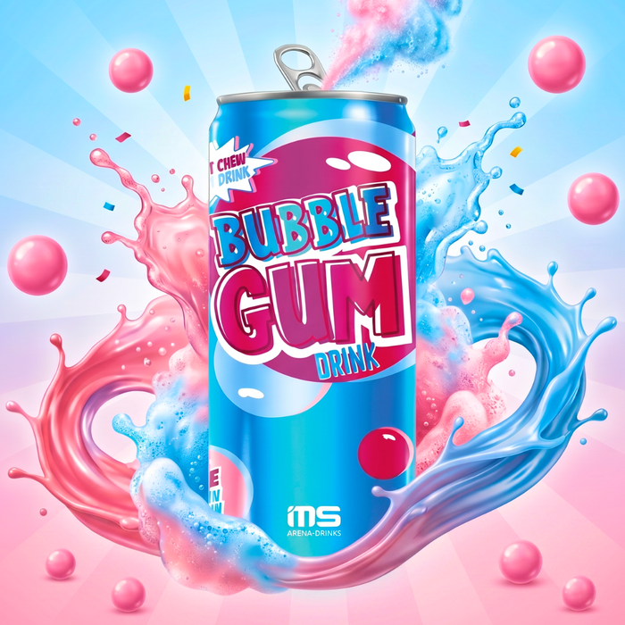 12x Bubblegum Drink Erfrischungsgetränk mit Kaugummi-Geschmack | 12x330ml