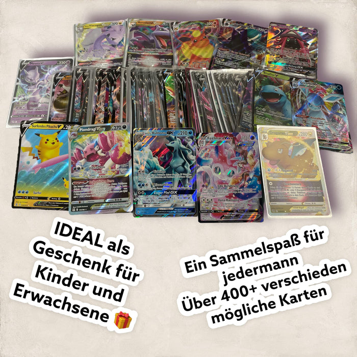 Pokémon Original 3 verschiedene V Karten DEUTSCH bestehend aus V, VMAX, VSTAR oder GX seltene Karten GARANTIERT aus aktuellen Sets