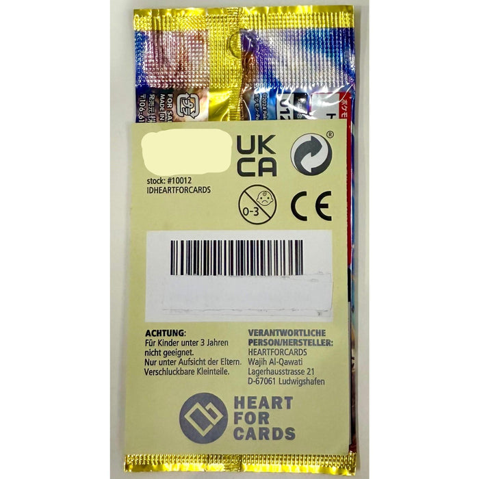 Schwert & Schild - Strahlende Sterne - 4 Booster - Deutsch + Heartforcards® Versandschutz
